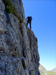 Un passage presque vertical 