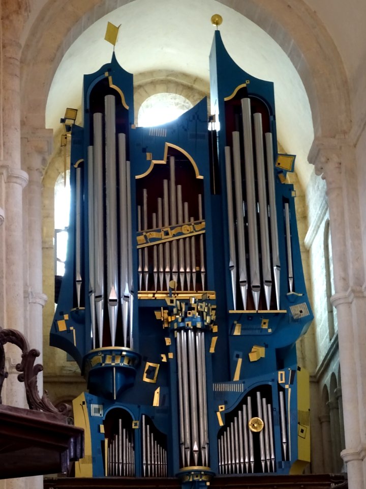 Orgue de la basilique Saint-Andoche, Saulieu, Côte-d'Or 