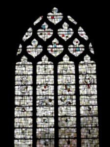Vitrail, cathédrale Saint-Vincent, Chalon-sur-Saône, Saône… 