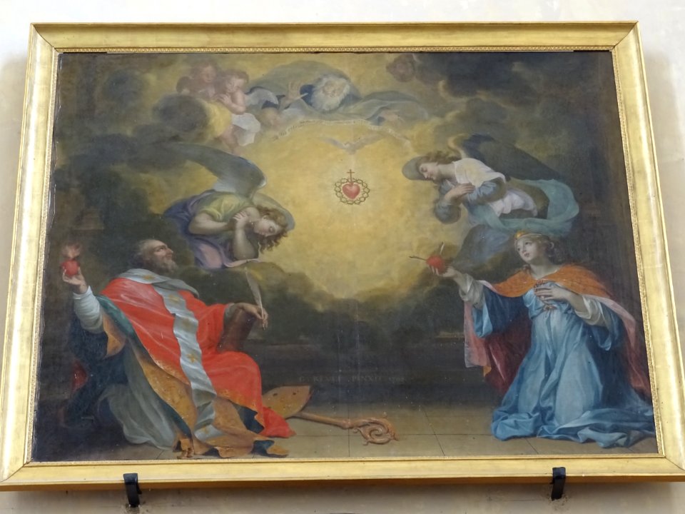Tableau, La basilique Saint-Andoche, Saulieu, Côte-d'Or 