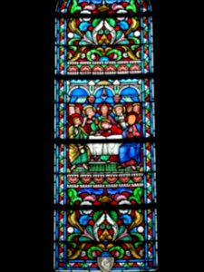Vitrail, Cathédrale Saint-Vincent, Chalon-sur-Saône, Saône… 