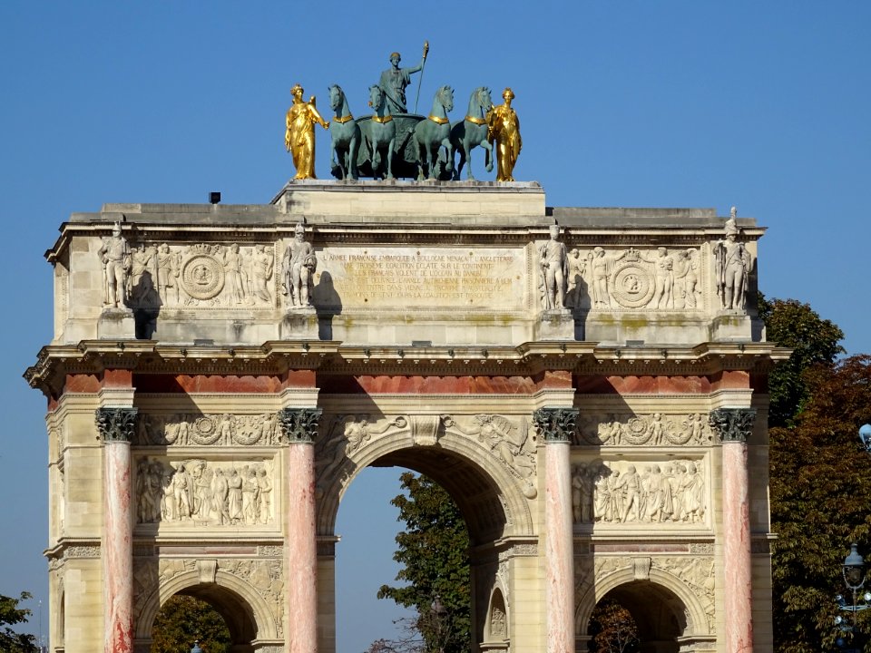 Arc de triomphe du Carrousel, place du Carrousel, Paris 