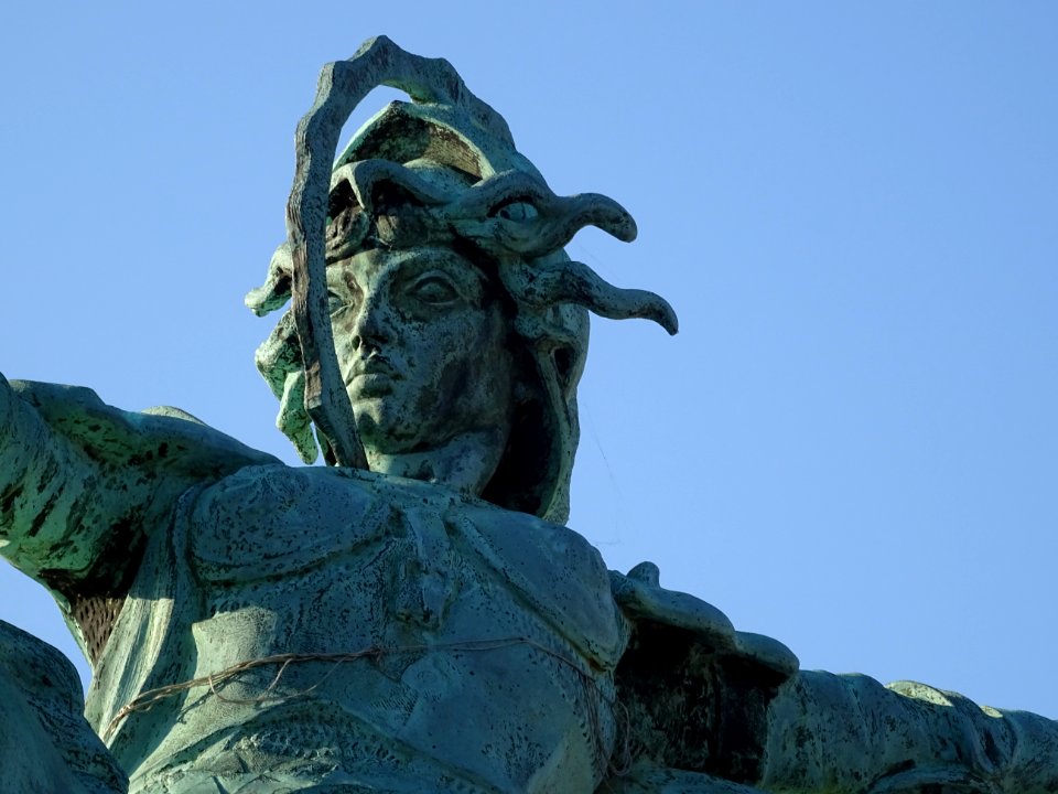 Sculpture La France renaissante par Holger Wederkinch, 1… 