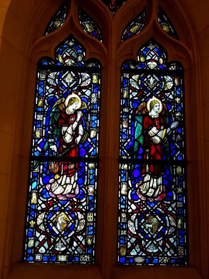 Vitraux, Église américaine de Paris, quai d'Orsay, 7ème ar… 