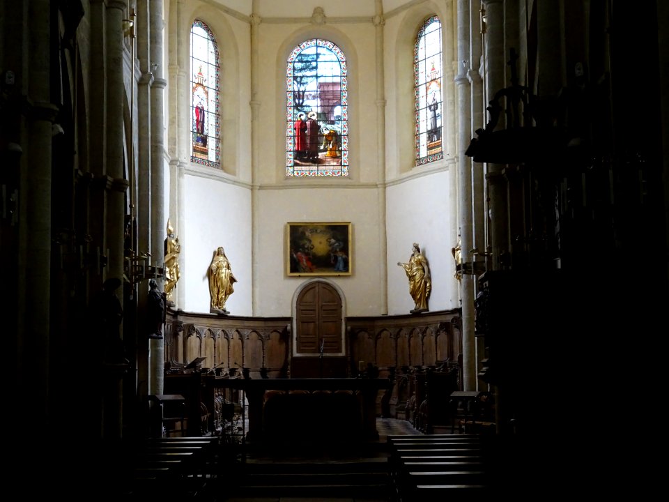 La basilique Saint-Andoche, Saulieu, Côte-d'Or 