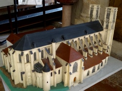 Maquette, Cathédrale Saint-Vincent, Chalon-sur-Saône, Saôn… photo