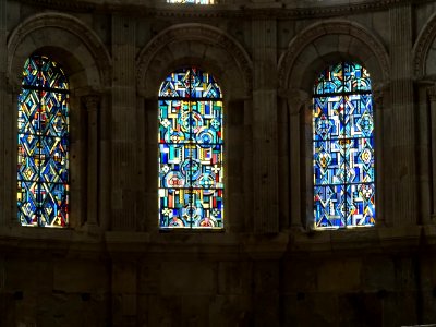Vitraux, cathédrale Saint-Lazare, Autun, Saône-et-Loire 