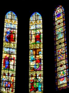 Vitraux, cathédrale Saint-Lazare, Autun, Saône-et-Loire 