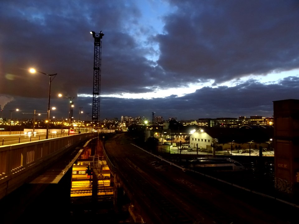 Depuis le boulevard Poniatowsky, vue sur le quartier de Be… 