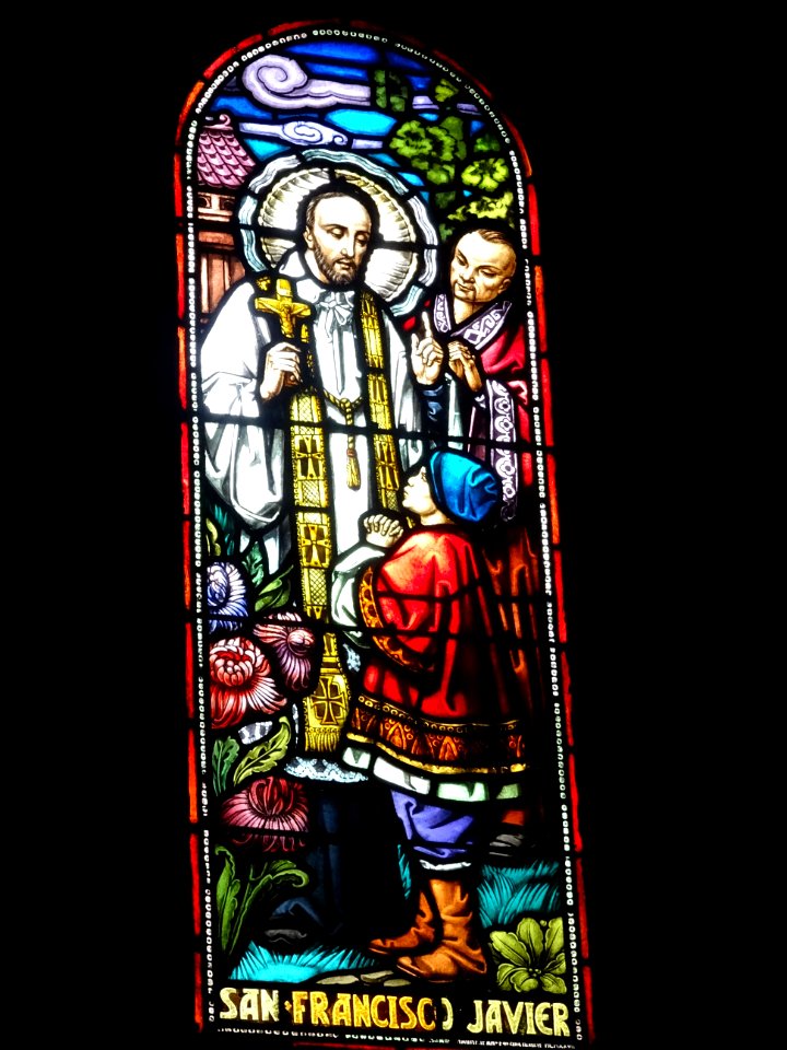Vitrail de l'église du Coeur-Immaculé-de-Marie, Iglesia Es… 