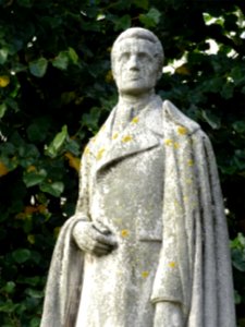 Statue de Lamartine, square Lamartine, 16e arr., Paris 