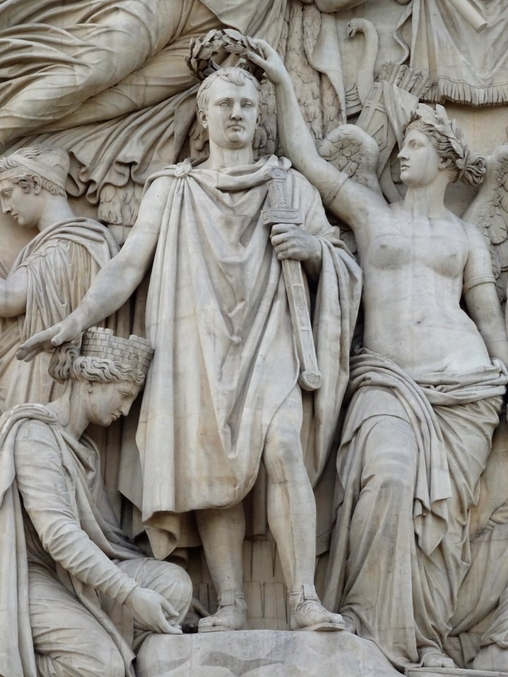 Détail du haut-relief Le Triomphe de 1810 par Jean-Pierr… 