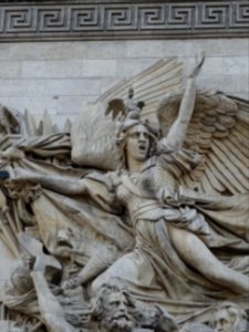 Détail du haut-relief Le Départ des volontaires de 1792,… 