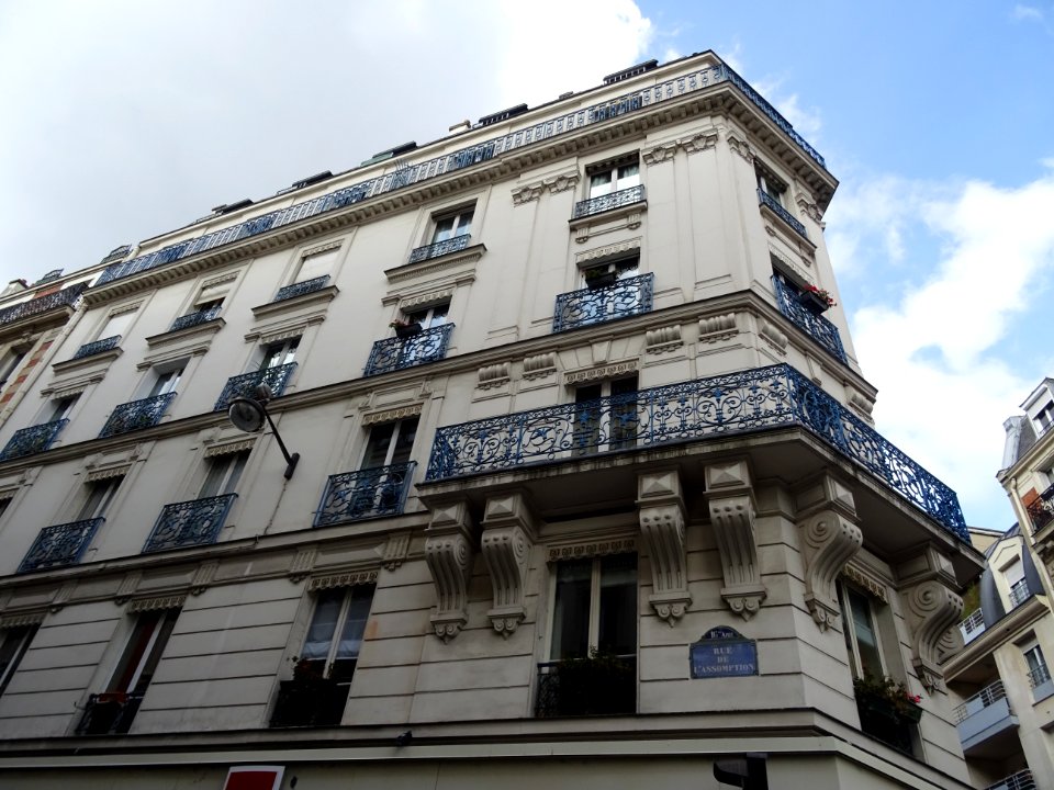 Immeuble rue de l'Assomption, 16e arr., Paris 