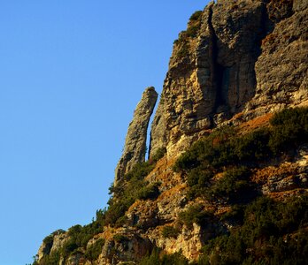 Rock mountain dolomites photo
