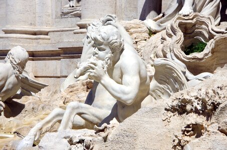 Fountain water statues