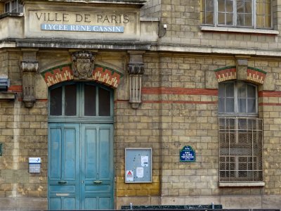 Lycée René Cassin, rue Claude Terrasse, 16e arr., Paris 