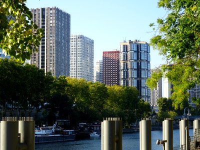 Immeubles et tours, quartier de Beaugrenelle, 15e arr., Pa… 