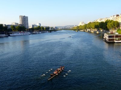 Régate sur la Seine 