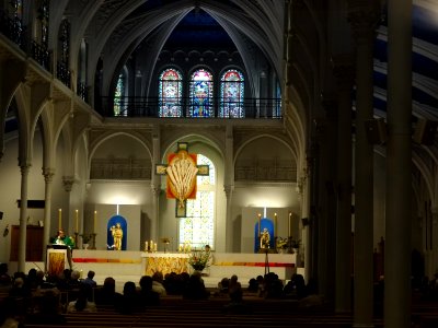 Le choeur de l'église nouvelle Saint-Honoré-d'Eylau, avenu… 
