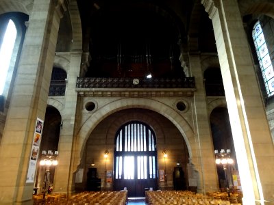 Orgue et entrée de l'église Notre-Dame-d'Auteuil, 16e arr.… 