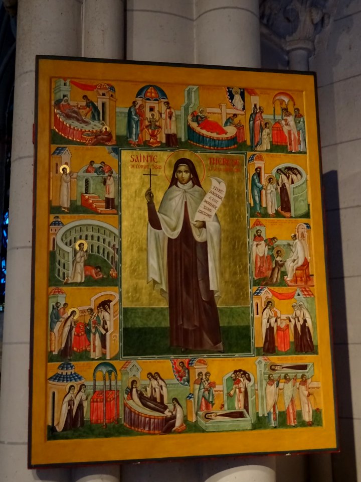 Iconographie Sainte Thérèse, dans la chapelle Sainte-Thérè… 