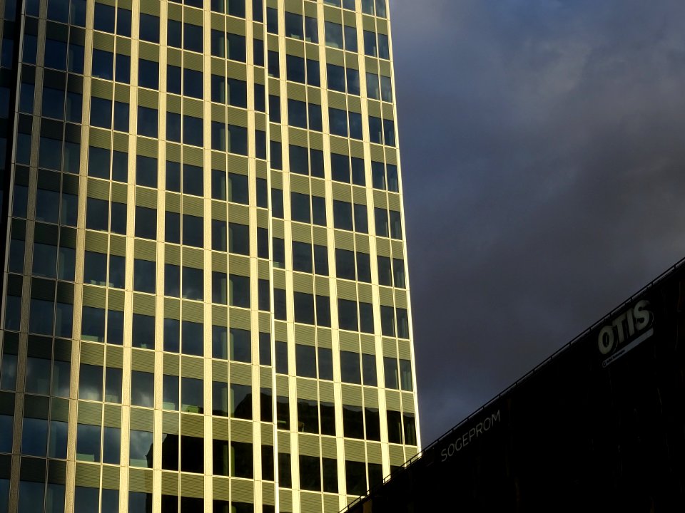 Lumière du soir et reflets 