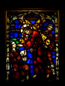 Vitrail, Église américaine de Paris, quai d'Orsay, 7ème ar… 