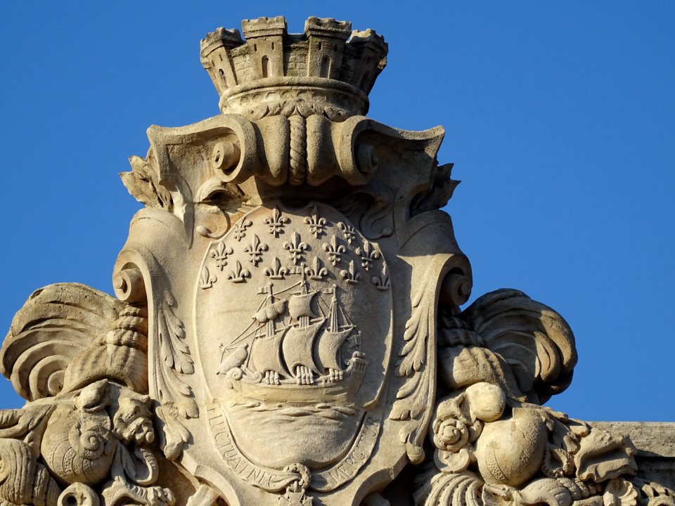 Blason en détail, Viaduc de Passy, 15e arr., Paris 