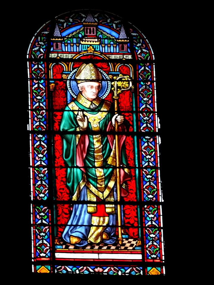 Vitrail de l'église Saint-Lambert de Vaugirard, rue Gerber… 