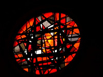 Vitrail de l'église Notre Dame des Grâces, 6 Rue Fondary, … 