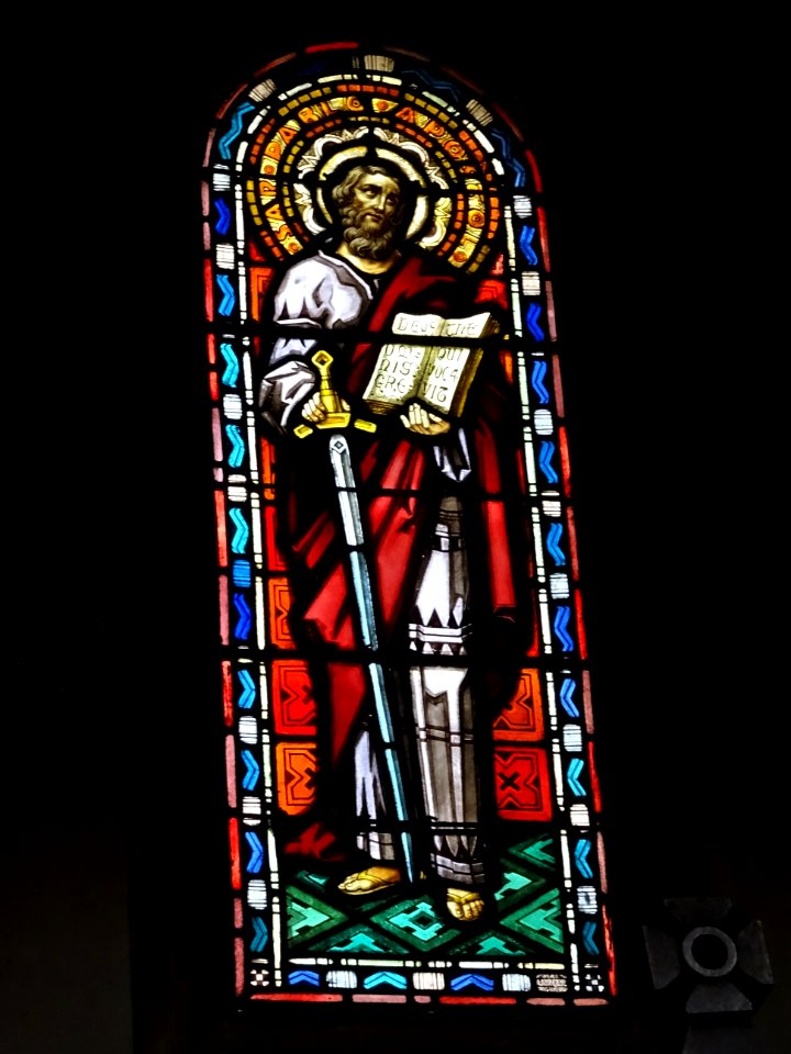 Vitrail de l'église du Coeur-Immaculé-de-Marie, Iglesia Es… 