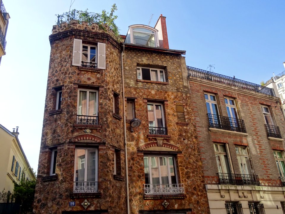 Immeuble, 19 rue Raffet, 16e arr., Paris 