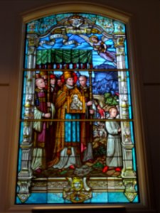 Vitrail, église Notre-Dame-de-l'Assomption-de-Passy, 90 ru… 