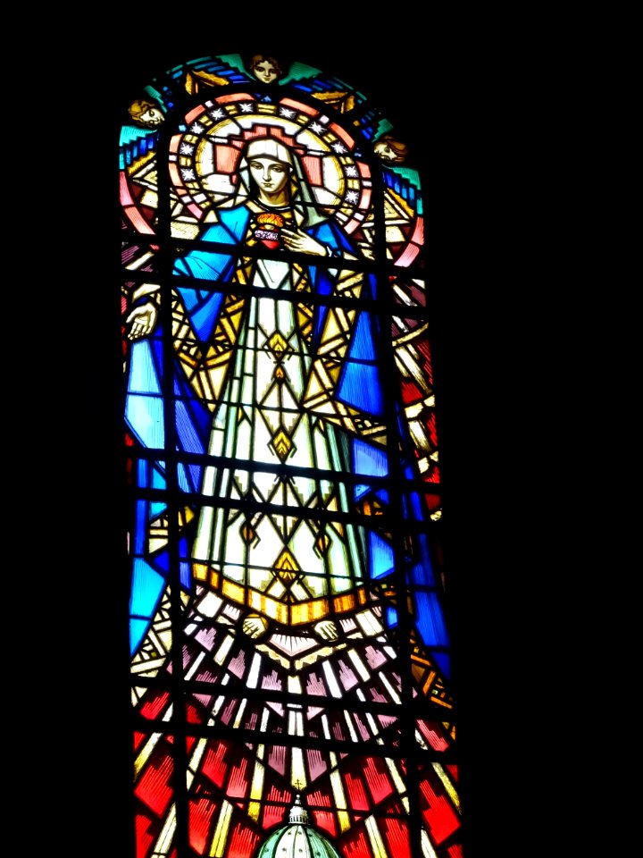 Vitrail, église du Coeur-Immaculé-de-Marie, Iglesia Espano… 