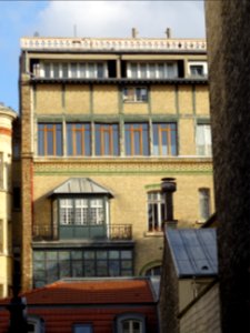 Façade et cour intérieure au 79 rue de la Faisanderie, 16e… 