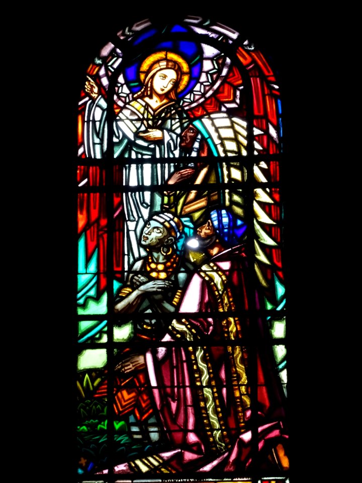 Vitrail, église du Coeur-Immaculé-de-Marie, Iglesia Espano… 