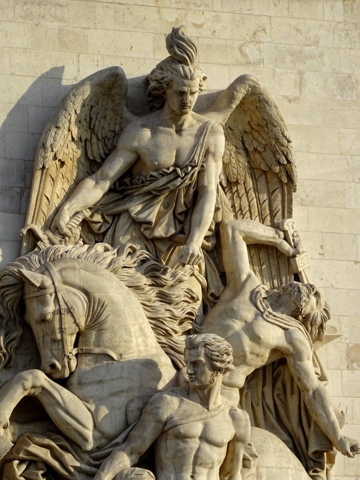 Détail du haut-relief La Résistance de 1814 par Antoine … 