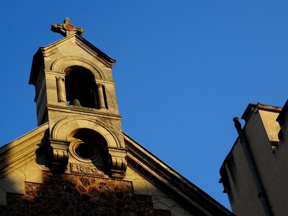 Clocher de l'église réformée ou temple de l’Annonciation (… 
