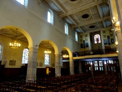 La nef de l'église Notre-Dame-de-Grâce-de-Passy, ancienne … 