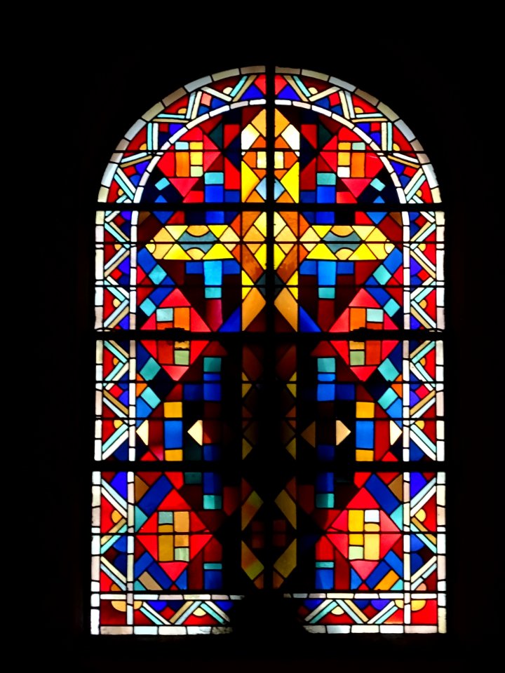 Vitrail, église Notre-Dame-de-Grâce-de-Passy, ancienne égl… 