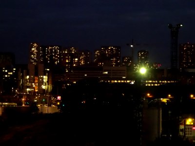 Depuis le boulevard Poniatowsky, vue sur le 13e arrondisse… 