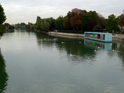 La Marne depuis le Pont Maunoury entre Pomponne à gauche e… 