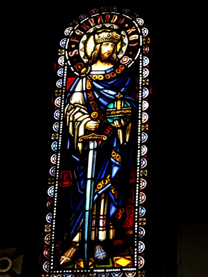 Vitrail de l'église du Coeur-Immaculé-de-Marie, Iglesia Es… 