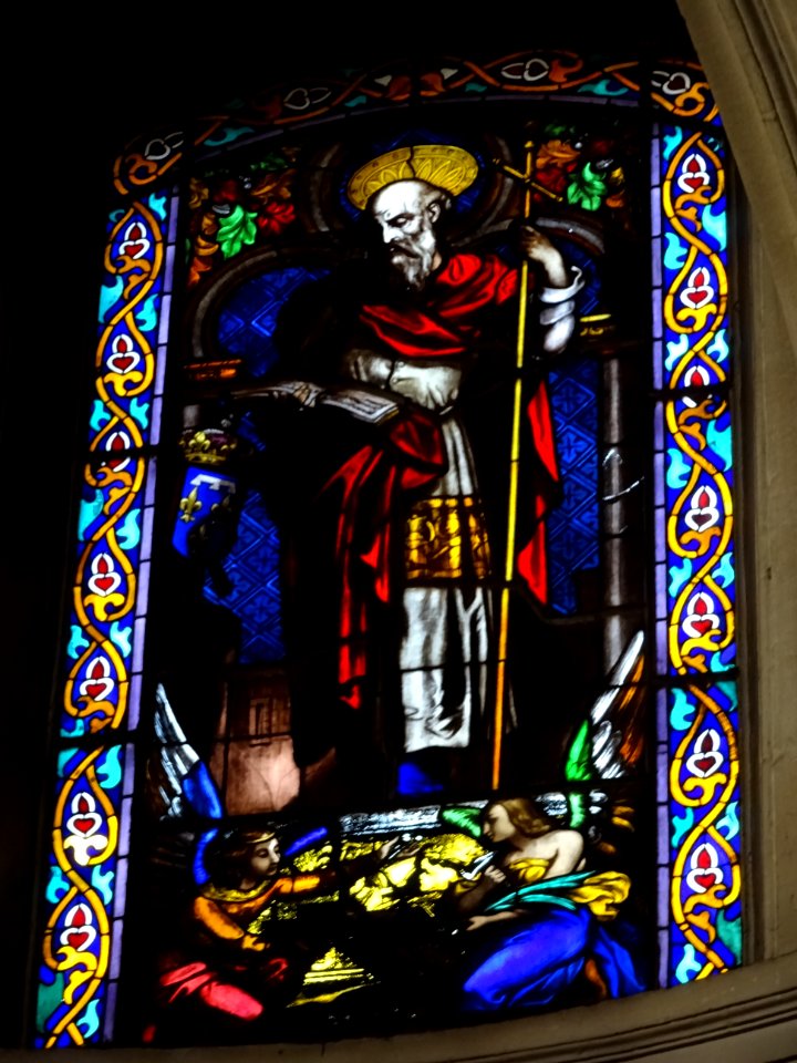 Vitrail de l'église Saint-Romain de Sèvres, 1 rue de l'égl… 