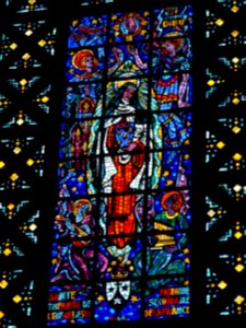 Vitrail, église Sainte-Thérèse de l'enfant Jésus, 62 rue d… 