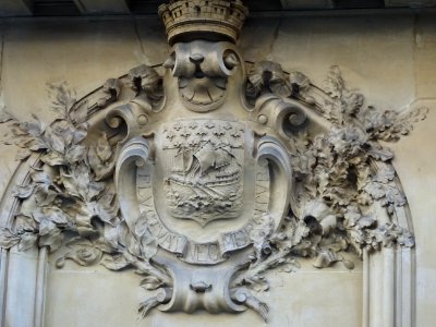 Détail de la façade du Collège André Malraux, 5bis rue Sai… 