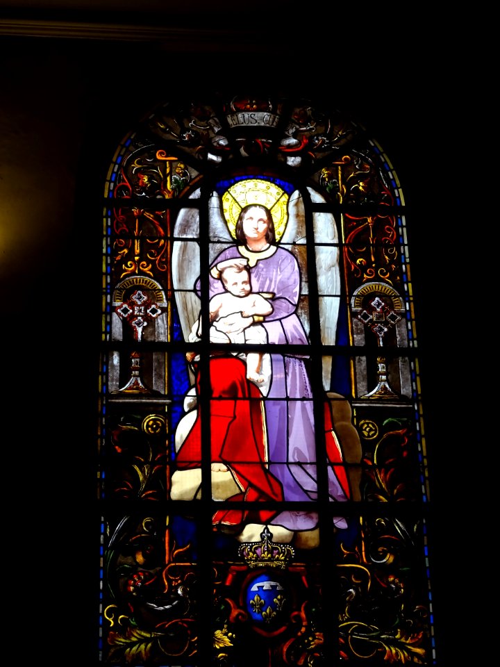 Vitrail de l'église Saint-Romain de Sèvres, 1 rue de l'égl… 