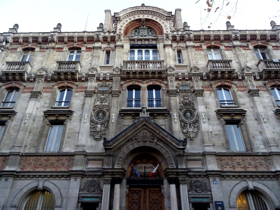 Lycée Chaptal, 45 boulevard des Batignolles, 8e arr., Pari… 