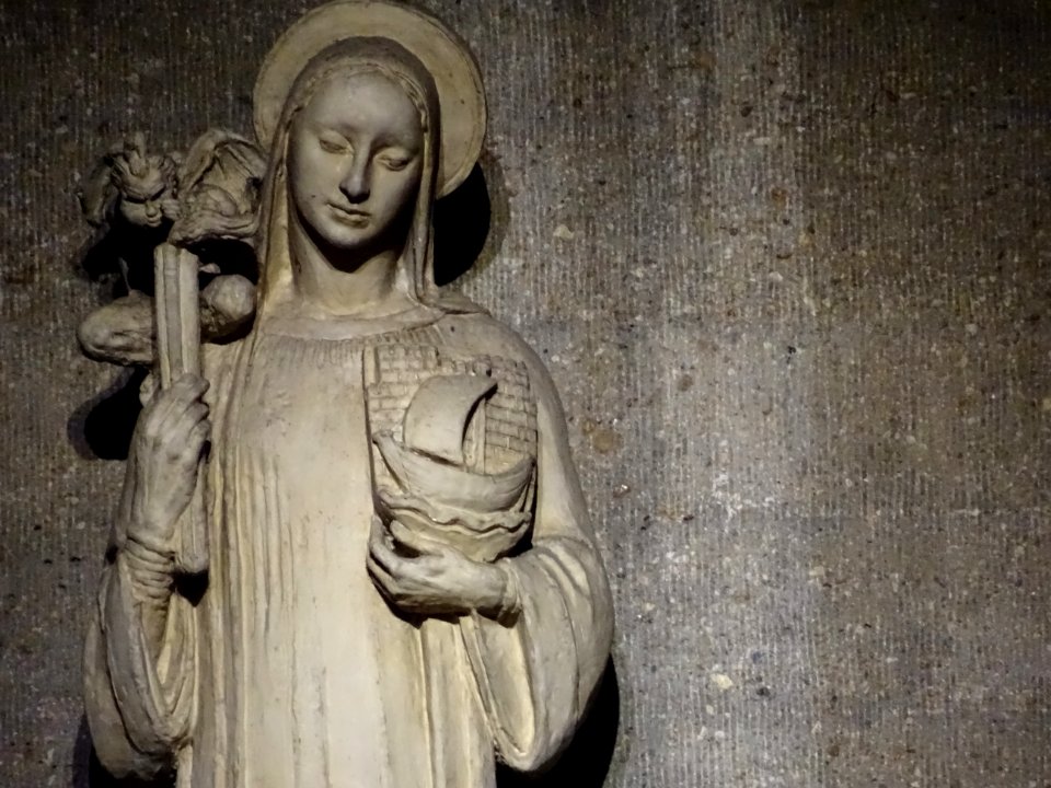 Statue, église Saint-Pierre-de-Chaillot, 16e arr., Paris 
